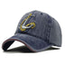 Anchor Embroidered Baseball Cap - Casual Style for All Seasons - Minihomy