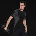 Men's new seamless knit tight-fitting short sleeves - Minihomy