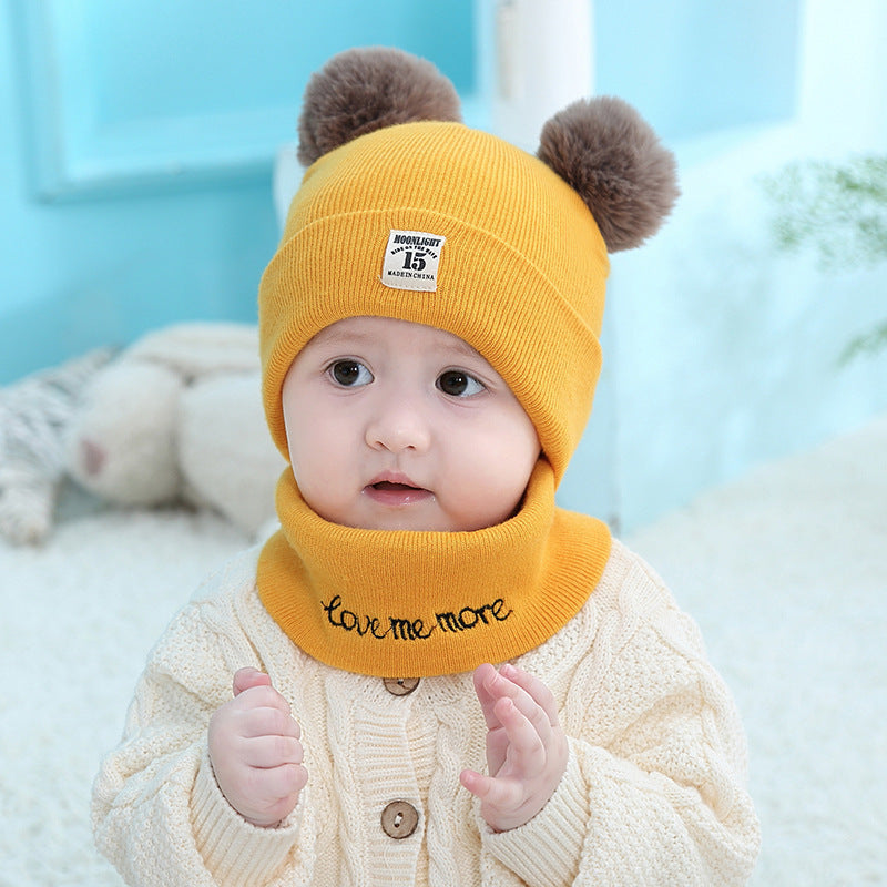 Children Baby Autumn Winter Girls wool Hat For Kids Toddler