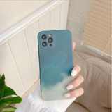 Phone Case Oil Painting Gradient Geometry Soft Silicone Cases For iPhone