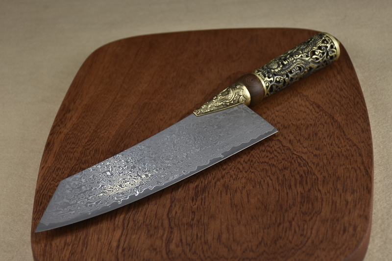 Steel Dragon Handle Small Kitchen Knife