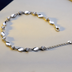 Diamond-encrusted 925 sterling silver bracelet - Minihomy