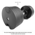 Adjustable Dumbbells Household Dumbbells Men Dumbbells Women Dumbbells - Minihomy