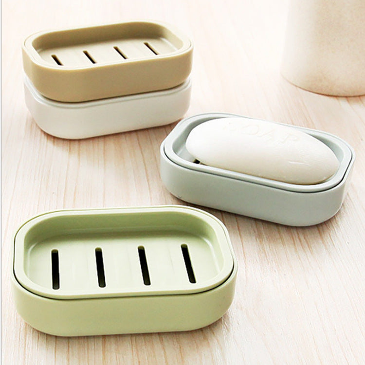 Creative Bathroom Double Drain Soap Rack - Minihomy