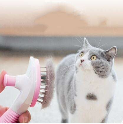 Cat comb long hair hair removal comb - Minihomy