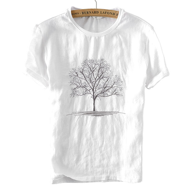 Embroidered Short Sleeve in a Tree - Minihomy