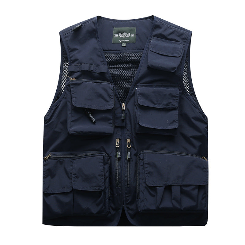 Multi-pocket fishing vest