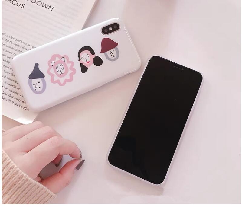 Compatible With Soft Silicone Case For X 10 X XS Max XR 6 6S 7 7 Plus Red Riding Hood Cartoon Girl INS - Minihomy