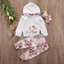 Long sleeve cotton suit three-piece - Minihomy