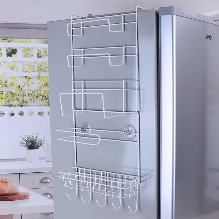 A kitchen multi function refrigerator pylon preservative paper towel refrigerator side wall collector - Minihomy