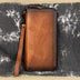 Hand-rubbed Color Multi-card Position Clutch Casual Leather Wallet - Minihomy