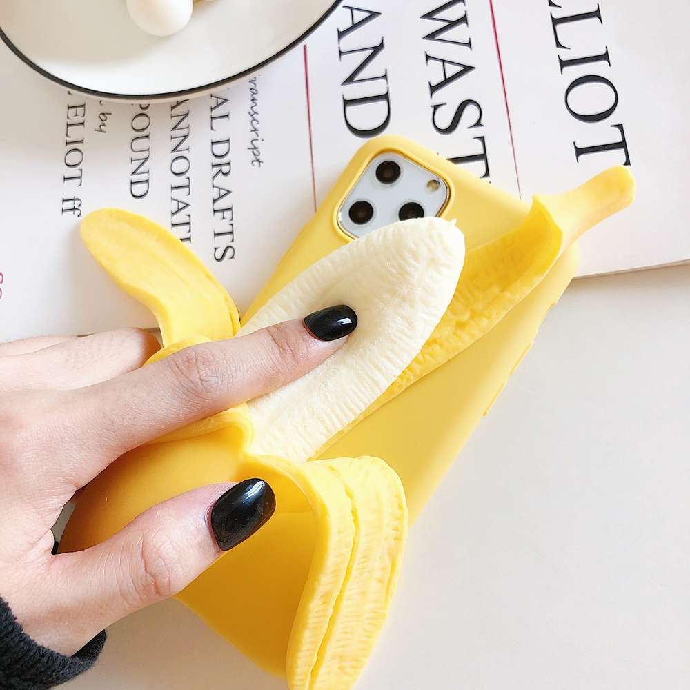 Creative Personality Squeeze The Banana Mobile Phone Case - Minihomy