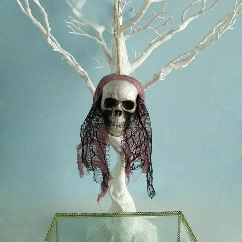 Halloween Hanging Skull Head Ghost Halloween Decoration