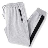 Sports Solid Color Cotton Sweatpants With Drawstring Long Pants