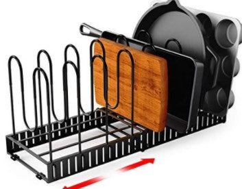 8 Tiers Iron Storage Racks Kitchen Organizer Shelf Holder - Minihomy