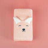 Coral Fleece Cute Cartoon Children Face Towel - Minihomy