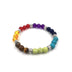 Agate molten rock 8mm energy volcanic stone chakra colorful beads bracelet string - Minihomy