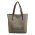 Women's canvas tote shoulder bag