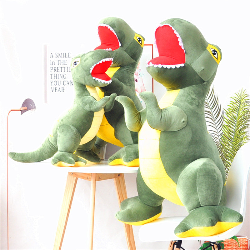 Dinosaur Plush Toys Cartoon Tyrannosaurus Cute Stuffed Toy Dolls For Kids Children Boys Christmas Gift