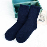 Woolen Fleeced Thickened Socks For Winter