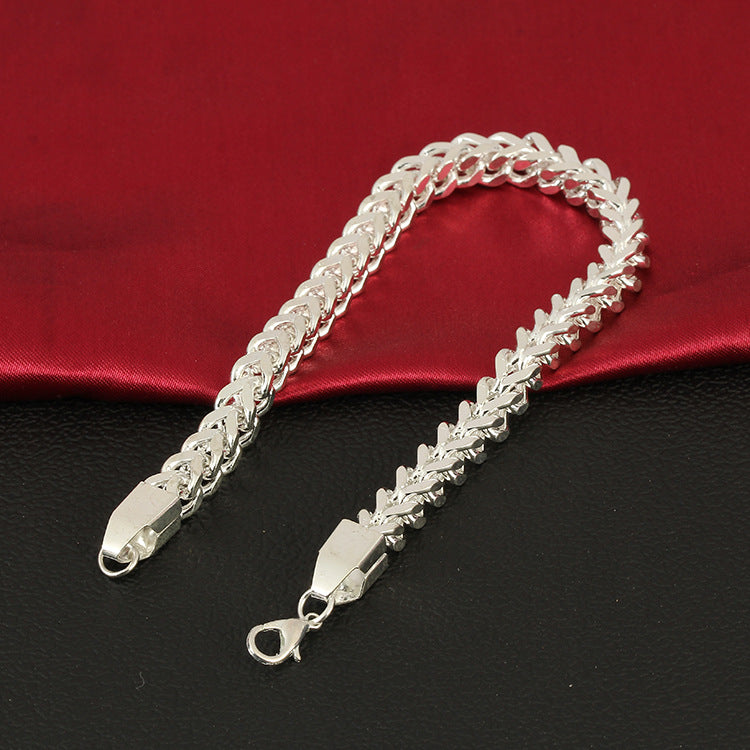 Braided bracelet stainless steel exquisite titanium steel jewelry - Minihomy