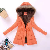 Winter Women Cotton Jacket Padded Casual Slim Coat