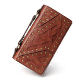 Steampunk ladies long wallet