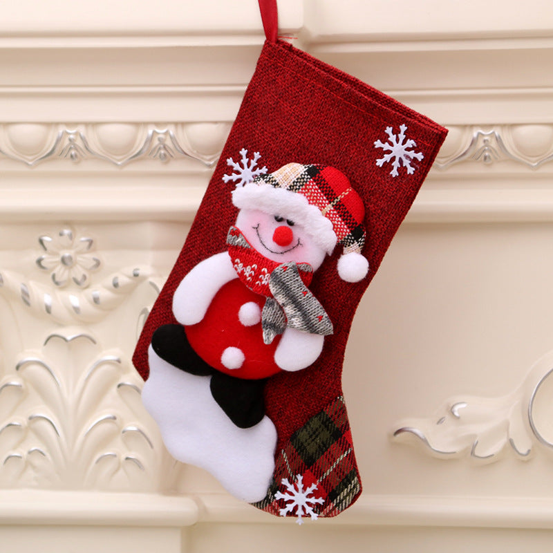 Christmas gift bag christmas hanging socks - Minihomy