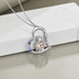 Nana Necklace Sterling Silver Cubic Zirconia for Grandma - Minihomy