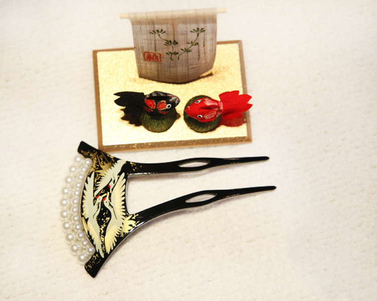 Japanese Style Traditional Acrylic Hair Accessories - Minihomy