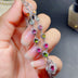 Natural Brazil Candy Rainbow Color Tourmaline Necklace Women - Minihomy