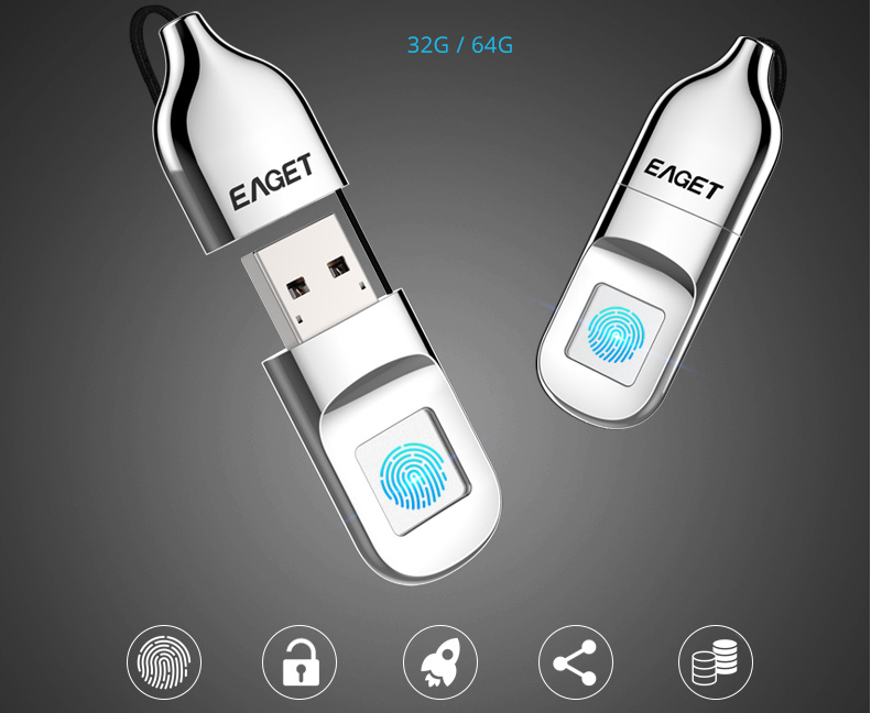 Fingerprint encryption U disk - Minihomy