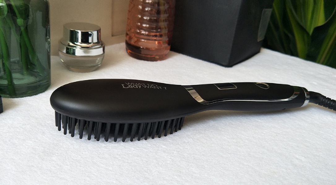 Ceramic Hair Straightening Brush - Minihomy