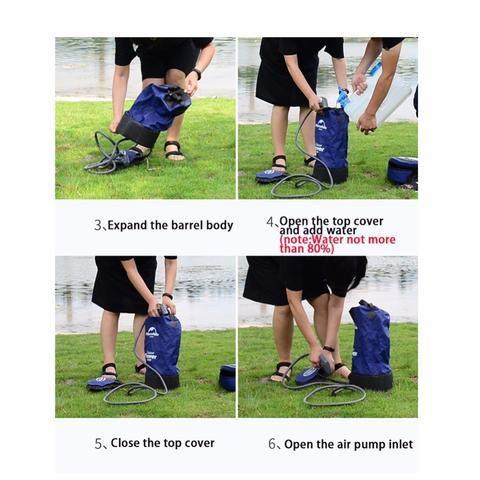 Outdoor Shower Bag Camping Folding Shower - Minihomy