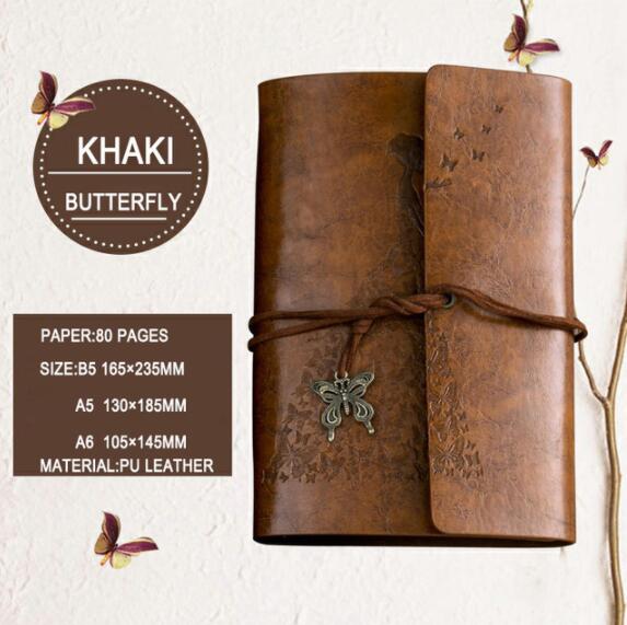 Retro kraft paper binding notebook