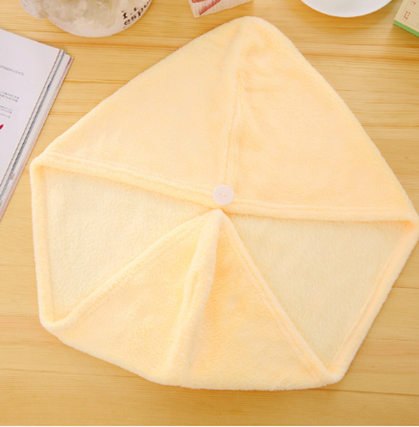 Korean version of coral fleece dry hair cap dry hair towel - Minihomy