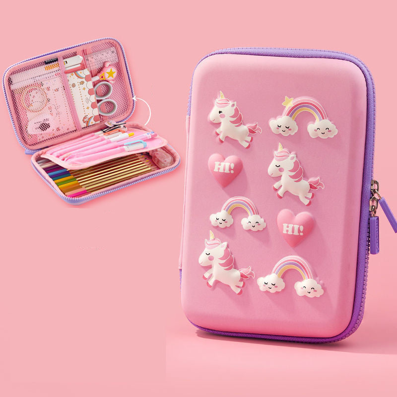 Stationery Box Pencil Case Schoolgirls Children Multifunctional Cute Pencil Case