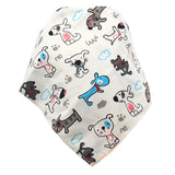 Baby Bibs Waterproof Triangle Cotton Cartoon Child Baberos Bandana Bibs