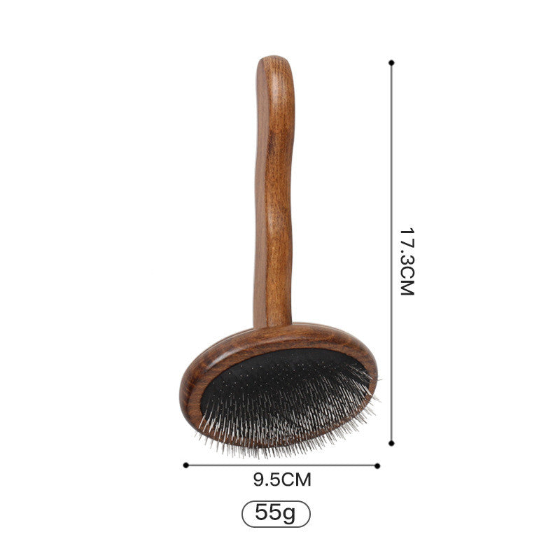 Pet Comb Solid Wood Antique Hair Removing Products - Minihomy