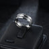 Men's Stainless Steel Fluted Frosted Ring - Minihomy