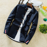 Men's slim shirt casual summer all-match Shirt