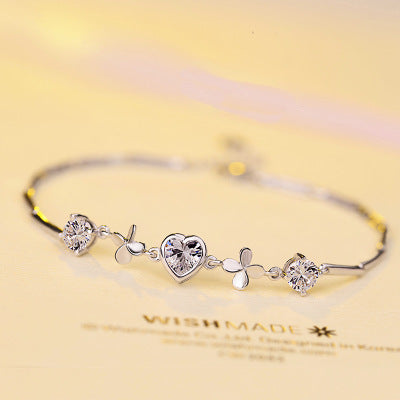 The Qixi Festival Valentine Jewelry S925 Sterling Silver Bracelet