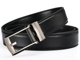 Men's Leather Belt with Fake Pin Buckle - Comfortable & Stylish - Minihomy