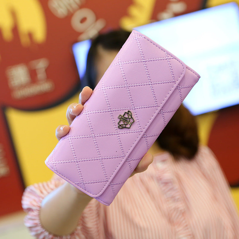 Women's purse and women's long Korean version of the Korean plate