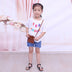 Girls change small bag children bags Pu all-match creative  package small fox tassel bag