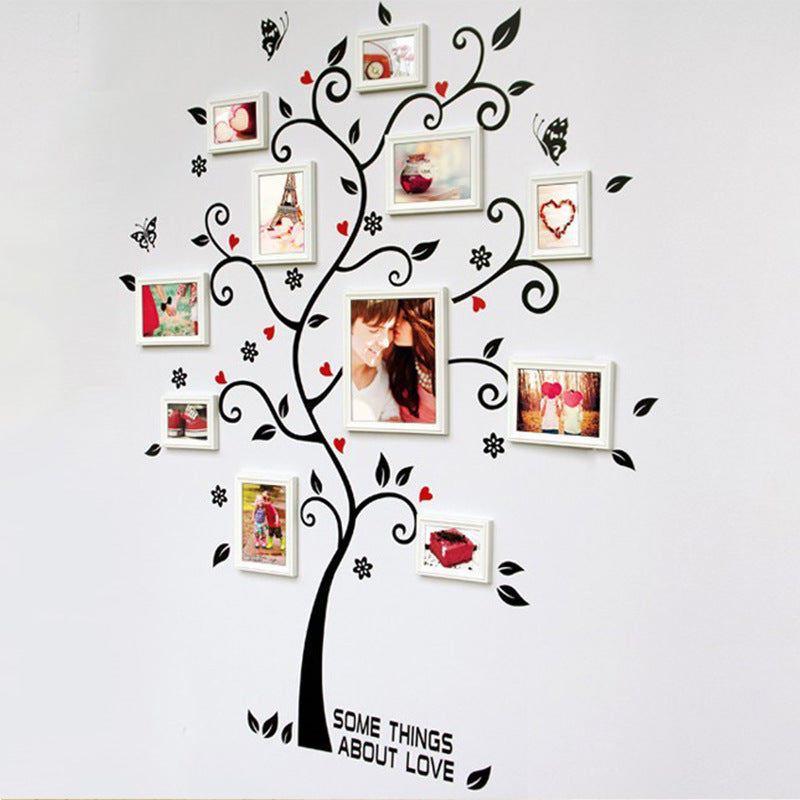 DIY Family Photo Frame Tree Wall Stickers Home Decor - Minihomy