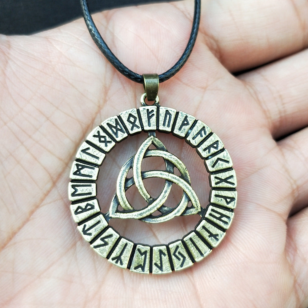Nordic rune amulet necklace