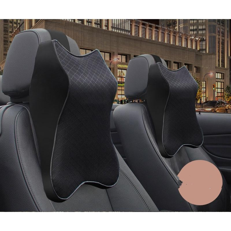 Car headrest lumbar support neck pillow for car