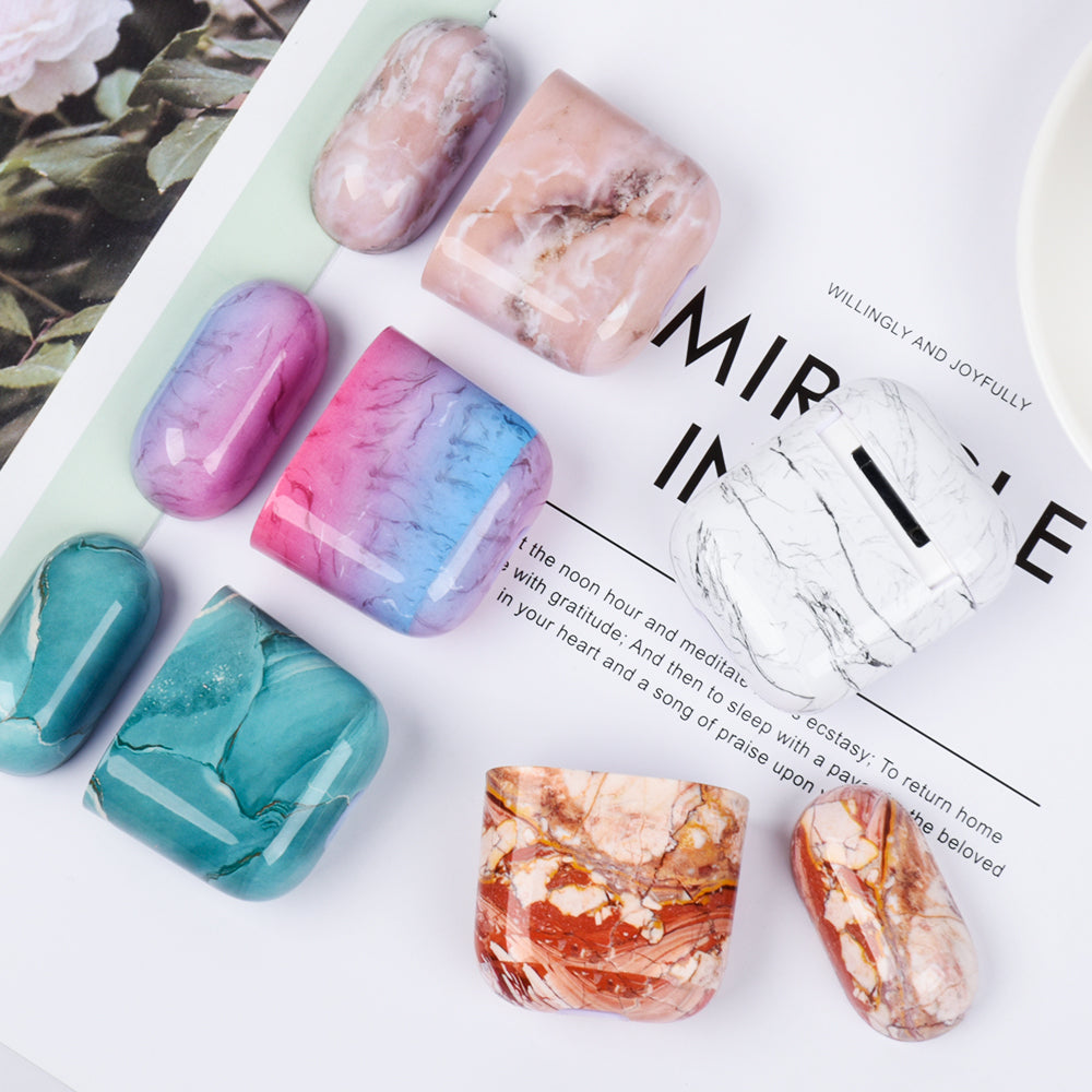 Compatible with Apple Marbled earphone case - Minihomy