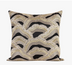 Abstract Texture Embroidery Satin Cushion Pillow Villa Model Room Square Pillow